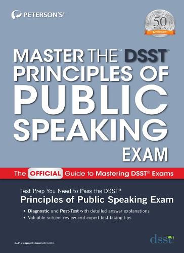 Cover image for Master the DSST Principles of Public Speaking Exam