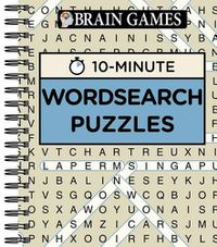 Cover image for Brain Games - 10 Minute: Word Search Puzzles (Blue)