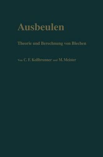 Cover image for Ausbeulen: Theorie und Berechnung von Blechen
