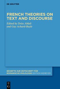 Cover image for French theories on text and discourse