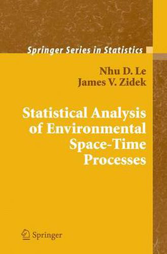 Cover image for Statistical Analysis of Environmental Space-Time Processes