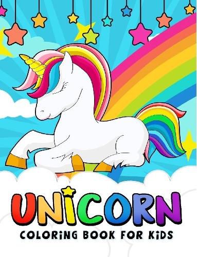 Cover image for Unicorn Coloring Book