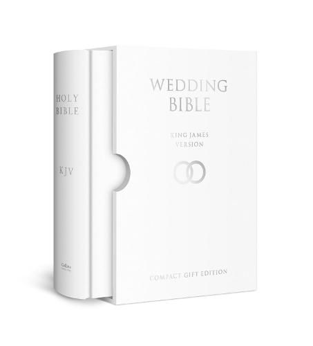 Cover image for HOLY BIBLE: King James Version (KJV) White Compact Wedding Edition