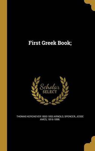 Cover image for First Greek Book;