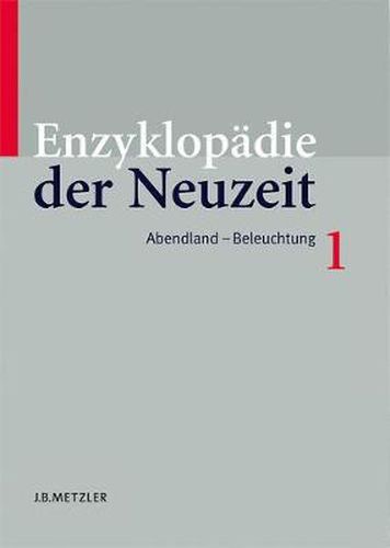 Cover image for Enzyklopadie der Neuzeit: Band 1 Abendland-Beleuchtung