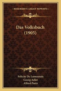 Cover image for Das Volksbuch (1905)