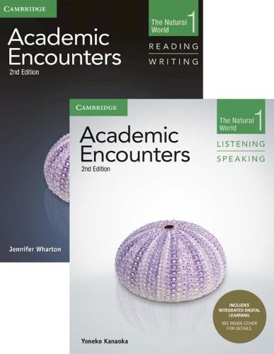 Cover image for Academic Encounters Level 1 2-Book Set (RandW Student's Book with Digital Pack, LandS Student's Book with IDL C1)