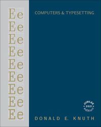 Cover image for Computers & Typesetting, Volume E: Computer Modern Typefaces