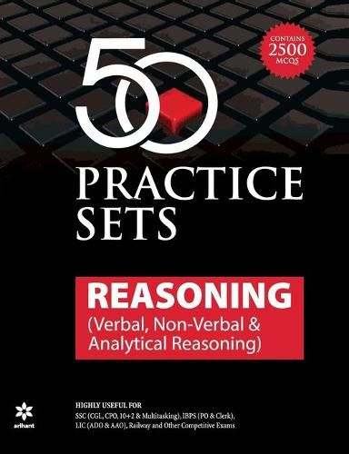 Cover image for 50 Practice Sets Reasoning ( Verbal., Non Verbal & Analytical Reasoning )