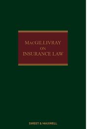 Cover image for MacGillivray on Insurance Law