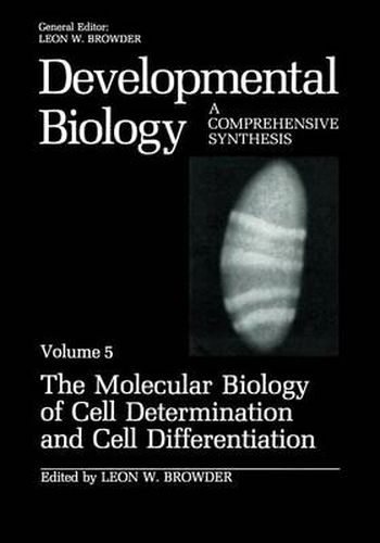 Cover image for The Molecular Biology of Cell Determination and Cell Differentiation: Volume 5:The Molecular Biology of Cell Determination and Cell Differentiation