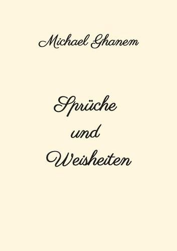 Cover image for Spruche und Weisheiten