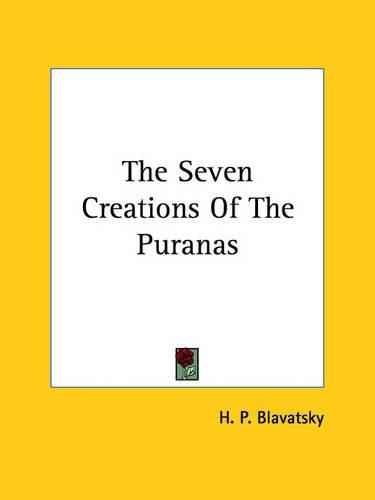 Cover image for The Seven Creations of the Puranas