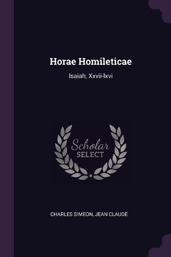 Cover image for Horae Homileticae