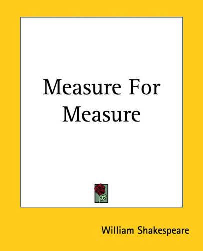Cover image for Measure For Measure