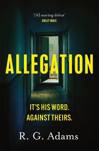 Cover image for Allegation: the page-turning, unputdownable thriller from an exciting new voice in crime fiction