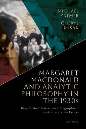 Cover image for Margaret Macdonald and Analytic Philosophy in the 1930s