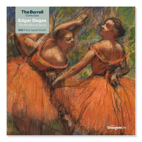 Cover image for Adult Jigsaw Puzzle Glasgow Museums: Red Ballet Skirts by Edgar Degas (500 Pieces): 500-Piece Jigsaw Puzzles