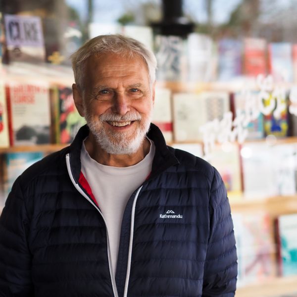 Mark Rubbo, outside of Readings Carlton