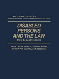 Cover image for Disabled Persons and the Law: State Legislative Issues