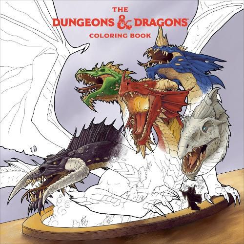 Cover image for The Dungeons & Dragons Coloring Book
