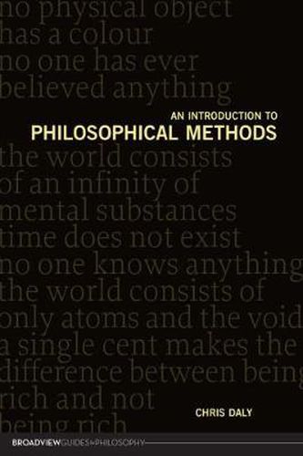 Cover image for An Introduction to Philosophical Methods