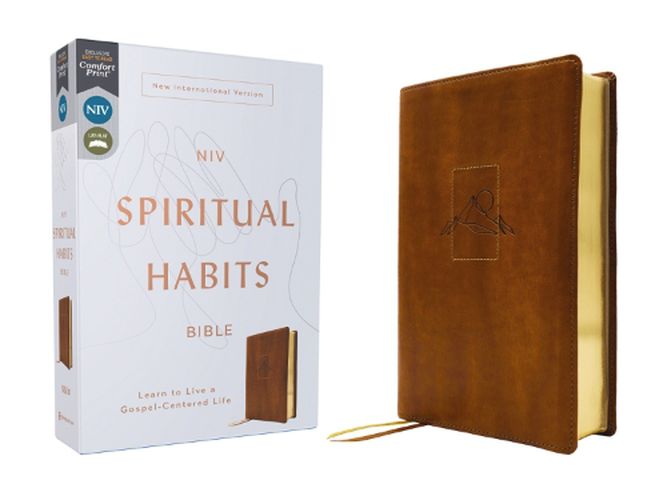 Cover image for NIV, Spiritual Habits Bible, Leathersoft, Tan, Red Letter, Comfort Print