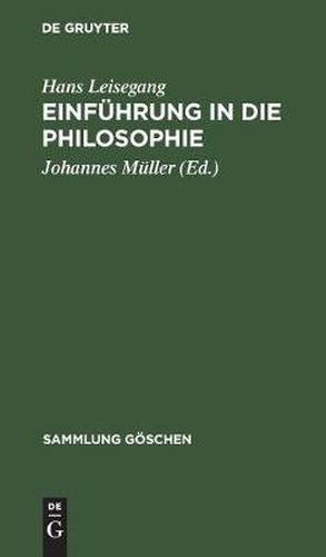 Einfuhrung in die Philosophie