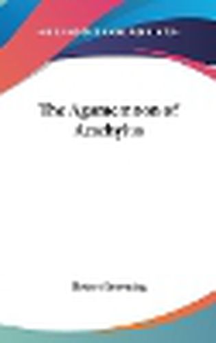 Cover image for The Agamemnon of Aeschylus