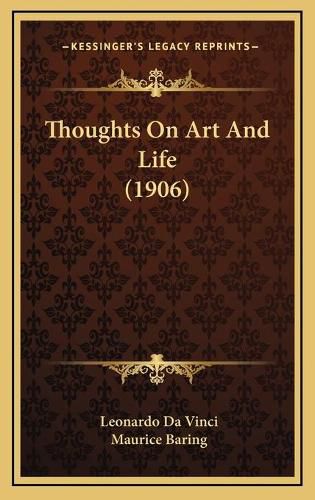 Cover image for Thoughts on Art and Life (1906)