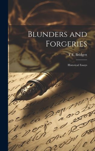 Cover image for Blunders and Forgeries