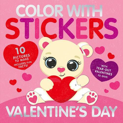 Cover image for Color With Stickers: Valentine's Day