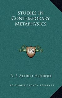 Cover image for Studies in Contemporary Metaphysics