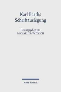 Cover image for Karl Barths Schriftauslegung