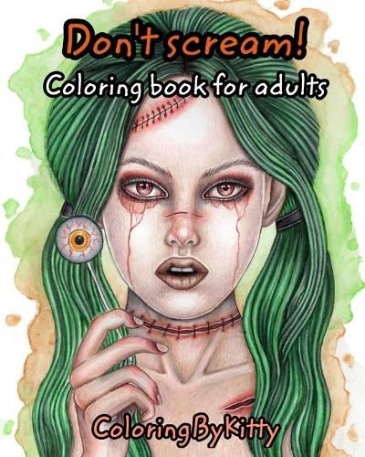 Cover image for ColoringByKitty: Don't scream