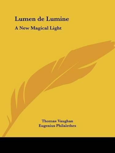 Cover image for Lumen de Lumine: A New Magical Light