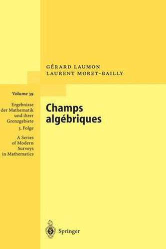 Cover image for Champs algebriques