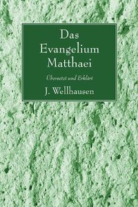 Cover image for Das Evangelium Matthaei: Ubersetzt Und Erklart