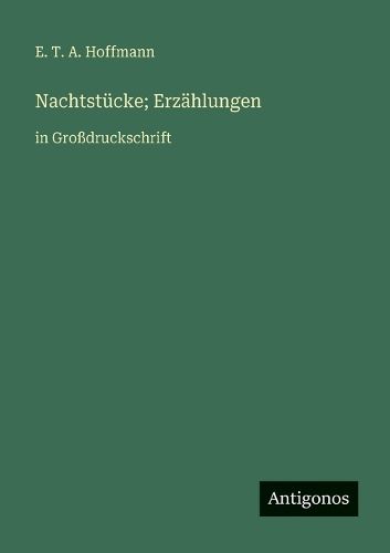 Cover image for Nachtstuecke; Erzaehlungen