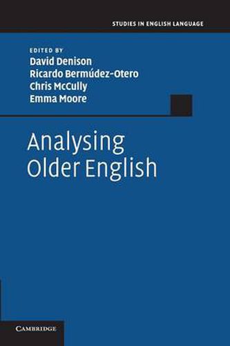 Cover image for Analysing Older English