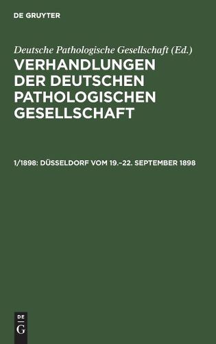 Cover image for Dusseldorf Vom 19.-22. September 1898