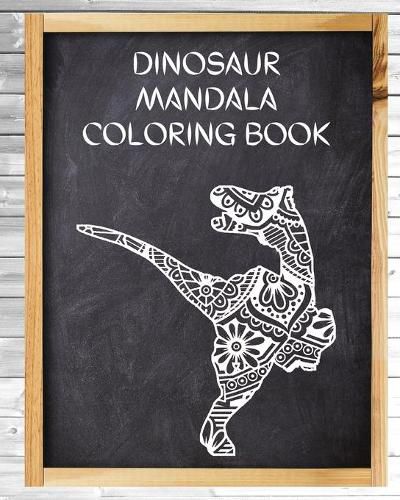 Dinosaur Mandala Coloring Book