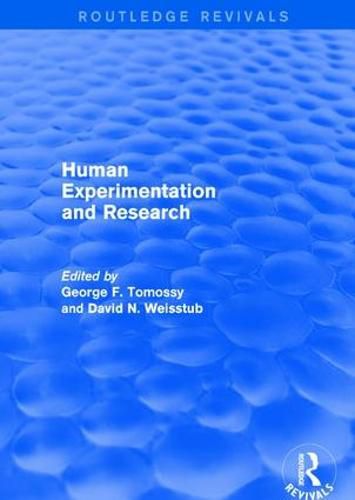 Cover image for Human Experimentation and Research