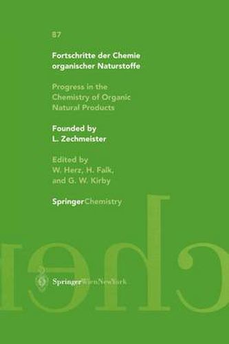 Cover image for Progress in the Chemistry of Organic Natural Products