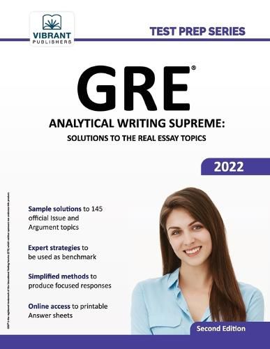 Cover image for GRE Analytical Writing Supreme: Solutions to the Real Essay Topics