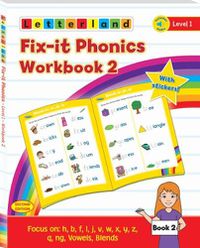 Cover image for Fix-it Phonics - Level 1 - Workbook 2 (2nd Edition)