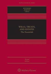 Cover image for Wills, Trusts, and Estates: The Essentials