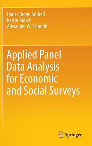 Applied Panel Data Analysis for Economic and Social Surveys