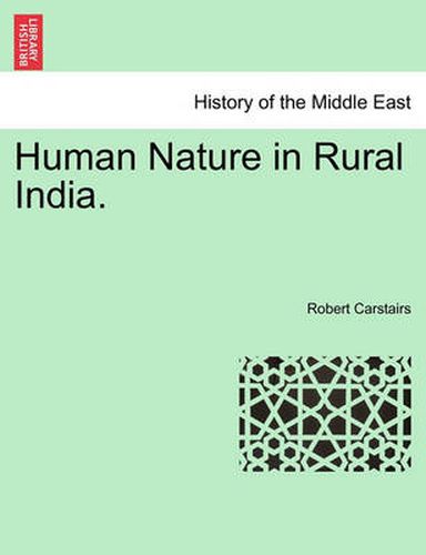 Cover image for Human Nature in Rural India.