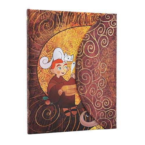 Cover image for The Secret of Kells (Irish Folklore Trilogy) Ultra Lined Hardcover Journal (Wrap Closure)